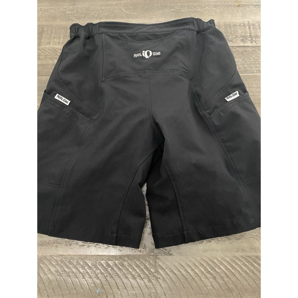 iQ Pearl Izumi Shorts Men's Medium Black HAS LINER Padded 2006‎ Style#0130 - Picture 12 of 14